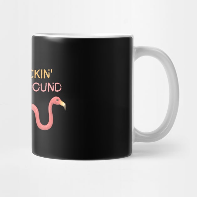 Just Flockin Around Flamingo Couple by The WYLD Tribe